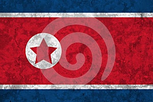 North korea flag