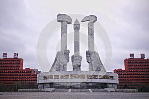 North Korea Worker`s Party Monument photo