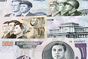 North Korean won a business background