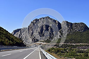 North Macedonia - Fyrom, Highway and tunnel