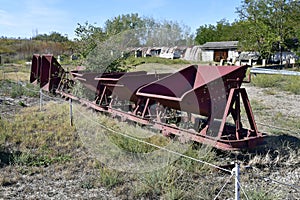 North Macedonia, old mining equipment