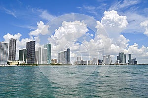 North Miami Skyline Viewed From the Venetia Causeway