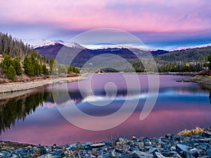 North Michigan Reservoir at Blue Hour