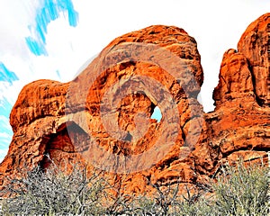 North Parade of Elephants, Arches National Park, Utah.