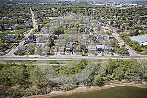 North Park Neighborhood Aerial View in Saskatoon