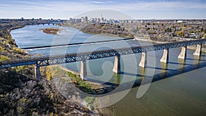 North Park Neighborhood Aerial View in Saskatoon