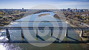 North Park Neighborhood Aerial View in Saskatoon