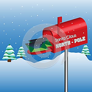 North Pole mailbox