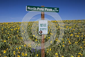 North Pole Peak Rd., Hastings Mesa, near Ridgway, Colorado, USA