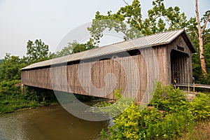 North Pole Road Covered Bridge in Brown County, Ohio photo
