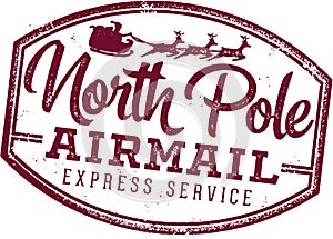 North Pole Santa Claus Letter Postmark