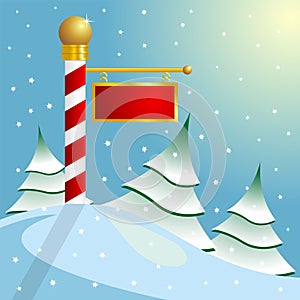 North Pole sign