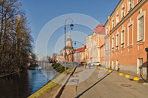 North Prosforny building of the Alexander Nevsky lavra.