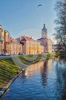 North Prosforny building of the Alexander Nevsky lavra.