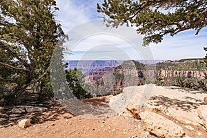 North Rim Trail of the Grand Canyon Arizona Landscape