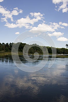 North River as seen from Norris Park in Norwell, MA