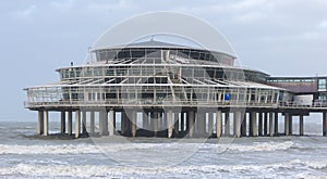 North Sea beach and Scheveningen Pier