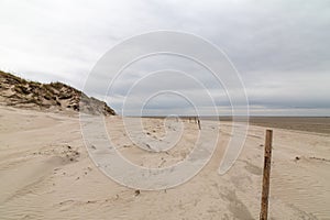 North sea dune landscape