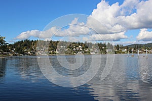 North shore area of Lake Whatcom