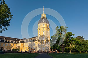 North Side of Karlsruhe Palace Castle Schloss in Germany Blauer