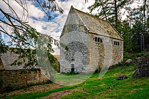 North side of Woodhouses Bastle