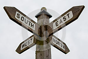 North South East West Signpost photo