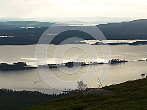 North of Sweden, mountains in Arjeplog lapland