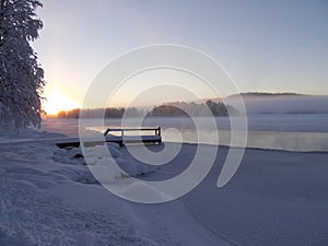 Norden aus Schweden berge lappland 