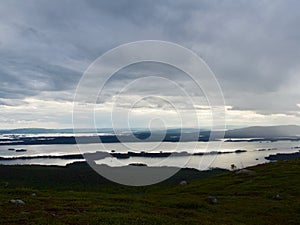 Norden aus Schweden berge lappland 