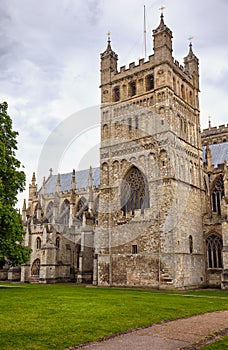 The North Tower of Exeter Cathedral. Exeter. Devon. England