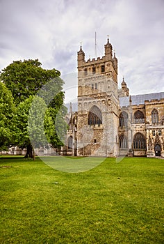 The North Tower of Exeter Cathedral. Exeter. Devon. England