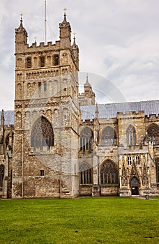 The North Tower of Exeter Cathedral. Exeter. Devon. England