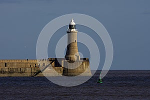 North Tyneside Lighthouse on the North Pier photo
