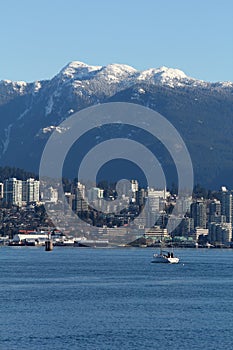 North Vancouver, Burrard Inlet, Coast Mountains photo