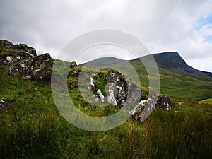 North wales Snowdon countryside .