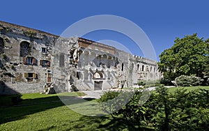 North wall of Diocletian palace , Split, Croatia photo