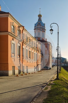 North-West Riznichnaya tower of the Alexander Nevsky lavra.