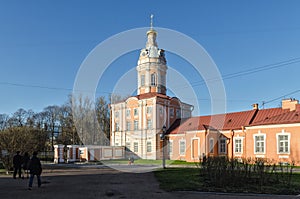 North-West Riznichnaya tower of the Alexander Nevsky lavra.