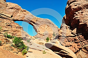 North window arch at arches national park