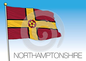 Northamptoinshire flag, United Kingdom, England