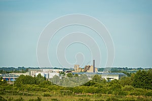 Northampton town cityscape in england uk