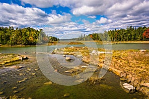 Northeast Creek, on Mount Desert Island in Bar Harbor, Maine. photo