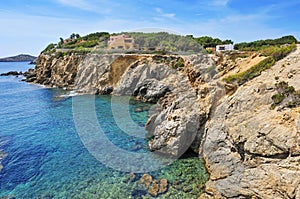 Northeastern coast of Ibiza Island, Spain