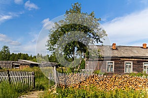 Northen Russian village