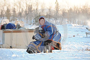 Northern aboriginals. Russia. Yamal. Nadym.