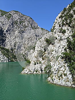 Northern Albania's Lake Koman