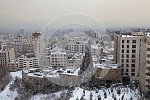 Northern area of Tehran city