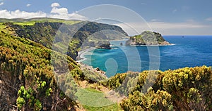 Northern Coast of Flores Azores islands photo