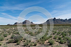 Northern end, Florida Mountains in souithwest New Mexico.