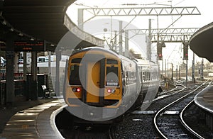 Northern express sprinter dmu train, Carnforth